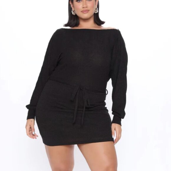 Wish For The Best Mini Dress - Black - Picture 1 of 5